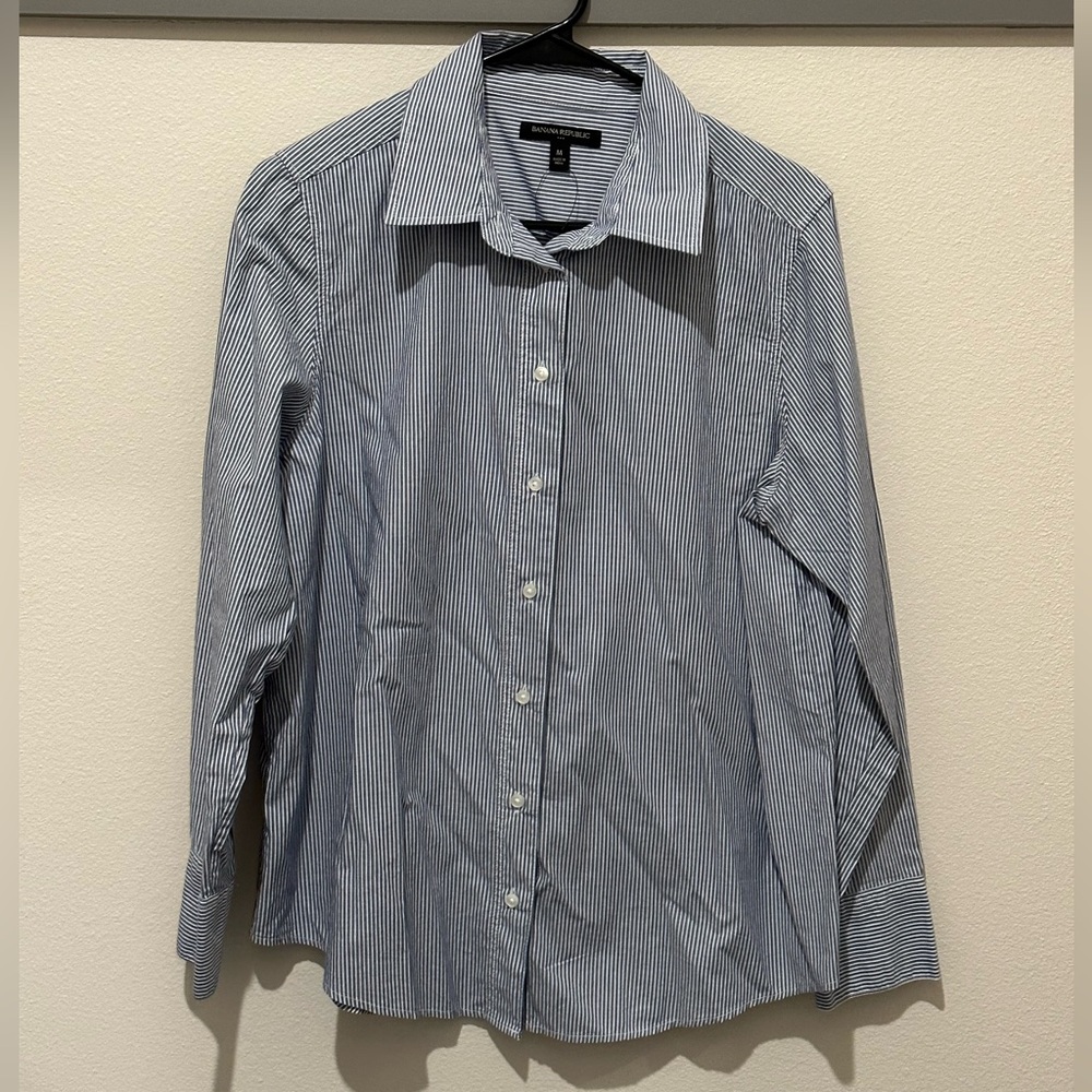 Banana Republic striped blouse